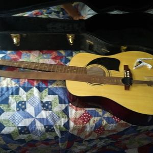 A guitar and a star wars collection itam